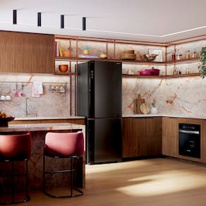 Geladeira Brastemp BRE66AE Smart Frost Free Inverse 500L Black Inox Bivolt - 1