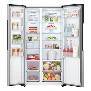 Geladeira LG GC-B187PQA Side by Side 519L Inox Look Frost Free Inverter - 110V - 1