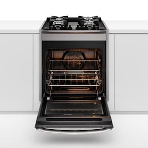 Fogão de Embutir Electrolux Experience FE4EG 4 Bocas Mesa de Vidro Forno 79L PerfectCook360 Cinza - 220V - 1