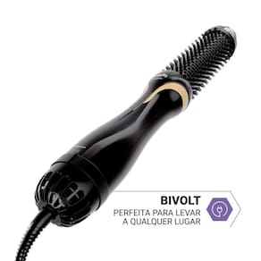 Escova Secadora Philco PES33A Íons Tourmaline Preto/Dourado - Bivolt - 2