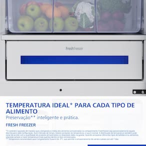 Geladeira Panasonic 511L Bottom Freezer BB71B Black Glass - 110V - 2