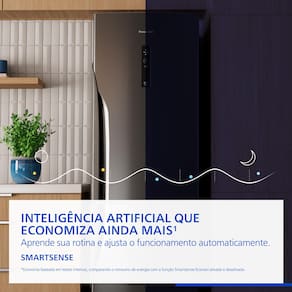 Geladeira Panasonic BB41T Inverse 407L Frost Free Inverter Titânio - 110V - 1