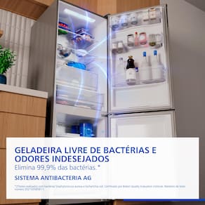 Geladeira Panasonic BB41T Inverse 407L Frost Free Inverter Titânio - 220V - 3