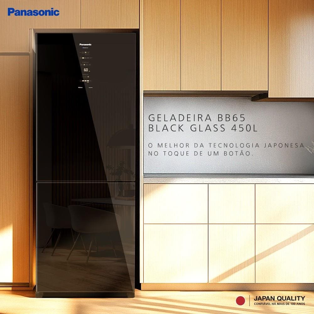 Geladeira Panasonic BB65M Frost Free 467L Inverse 110V Diamond Glass - 110V - 1