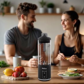 Liquidificador Portátil Philco PLQ01A 700ml 120W Sem Fio - 1