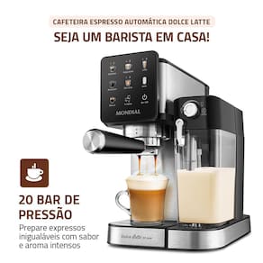 Cafeteira Expresso Mondial CCL-01 Painel Touch 20 Bar Inox - 110V - 1