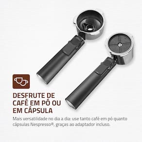 Cafeteira Espresso Mondial Dolce Crema C-21-E-CNP 20 Bar Inox - 110V - 2