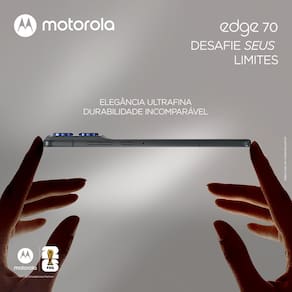 Smartphone Motorola Edge 70 6.7” 256GB 5G Câmera Dupla 50MP - Gadget Gray - 1