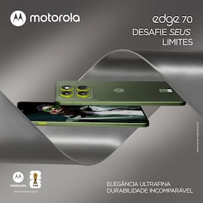 Smartphone Motorola Edge 70 6.7” 512GB 5G Câmera Dupla 50MP - Bronze Green - 1