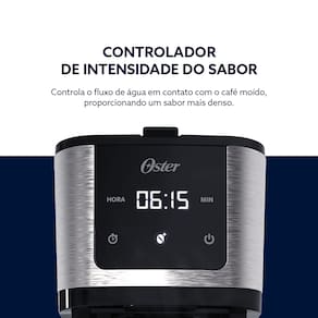 Cafeteira Digital Oster OCAF550 1,5L Inox Programável com Timer - 220V - 2
