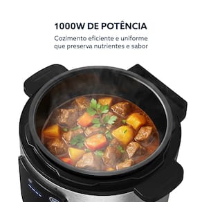 Panela de Pressão Elétrica Oster OPAN930 5,7L Inox Jateado Digital - 220V - 2
