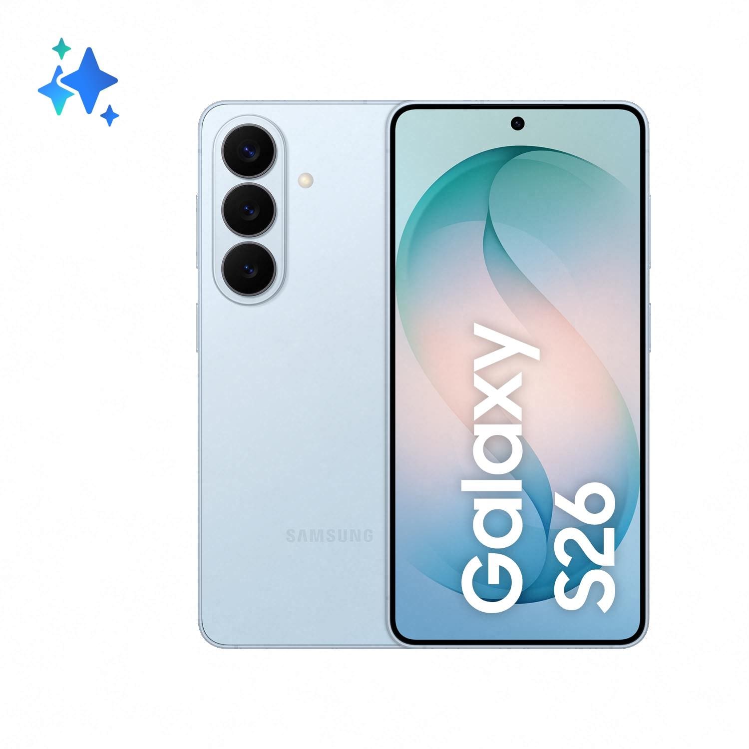 Smartphone Samsung Galaxy S26 5G Tela 6.3" 256GB Câmera 50MP - Azul