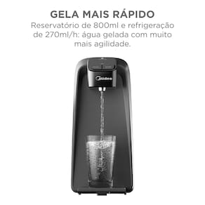 Purificador de Água Midea JDD2580TG SlimPure Cinza Bivolt - 1