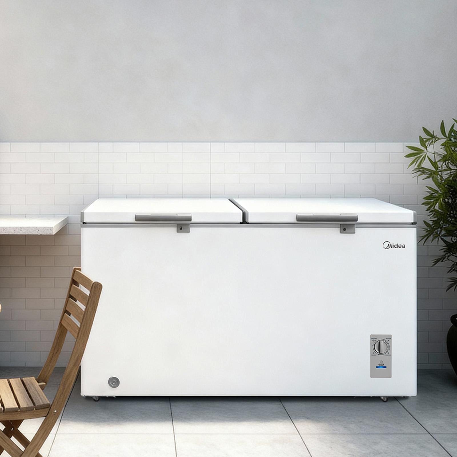 Freezer Horizontal Midea MDRC698FZD013 508L Inverter Bivolt Branco
