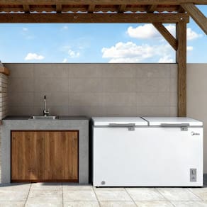 Freezer Horizontal Midea MDRC564FZD013 418L Inverter Bivolt Branco - 1