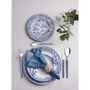 Faqueiro Tramontina Obelline 24 Peças Aço Inox com Cabos Azul Boreal - 2