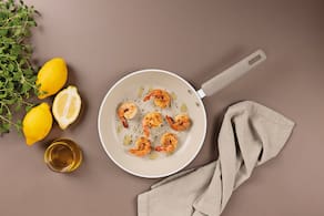 Jogo de Frigideiras Tramontina Veronese Alumínio Reciclado e Cerâmica 2 Peças - Bege - 3