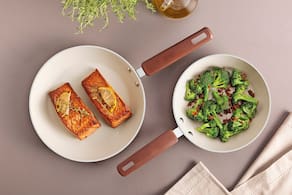 Jogo de Frigideiras Tramontina Veronese Alumínio Reciclado e Cerâmica 2 Peças - Argila - 1