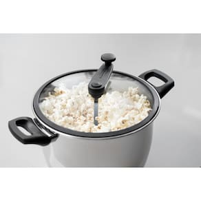 Pipoqueira Tramontina Allegra em Aço Inox Fundo Triplo com Tampa de Vidro 22 cm 5,6 L - 2