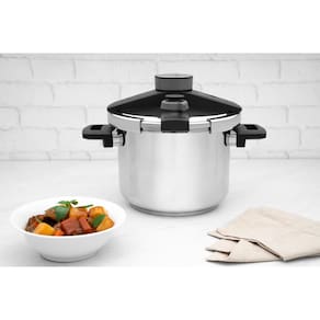 Panela de Pressão Tramontina Presto Aço Inox Fundo Triplo 6?L com 5 Sistemas de Segurança - 3