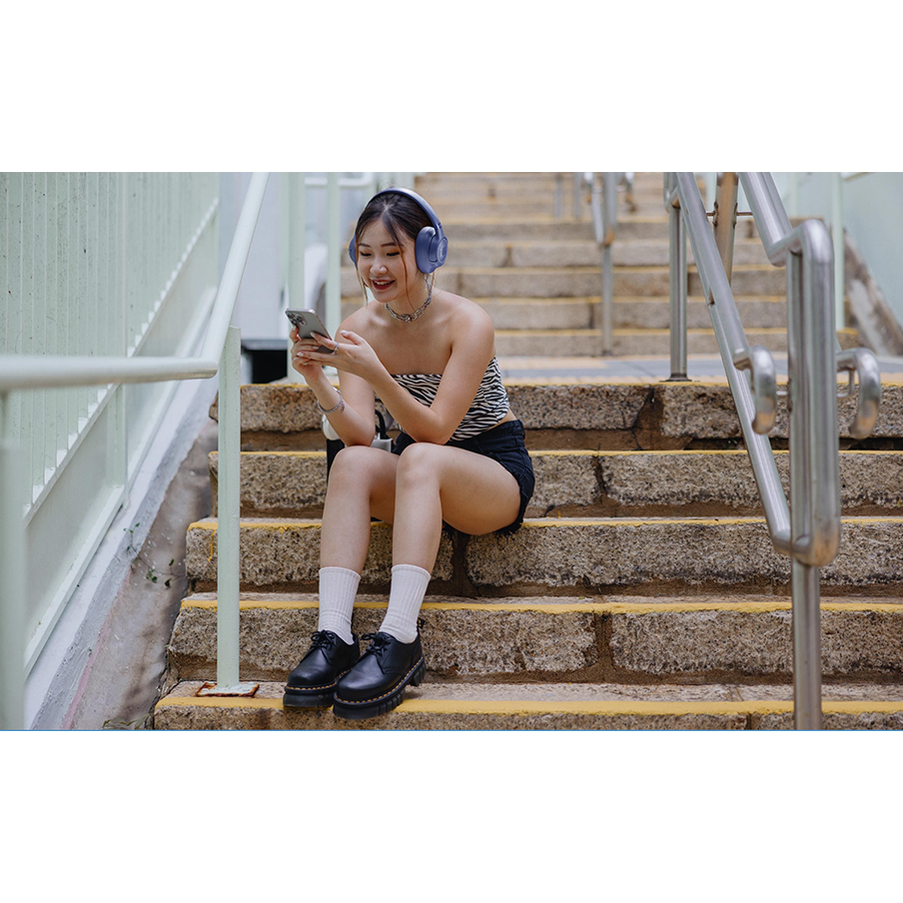 Fone de Ouvido JBL Tune 730BT Headphone Bluetooth Pure Bass Até 76h Bateria Azul - 1