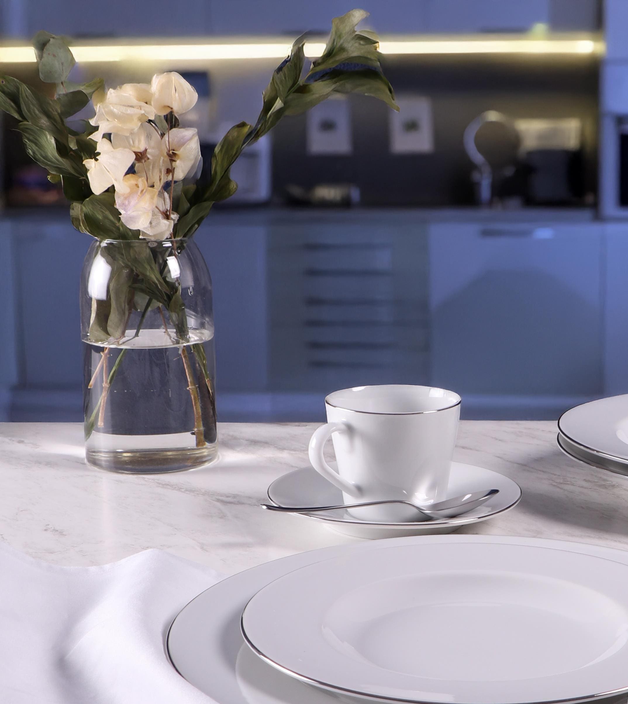 Aparelho de Jantar Tramontina Joana Porcelana Decorada 30 Peças Serviço 6 Pessoas - 2