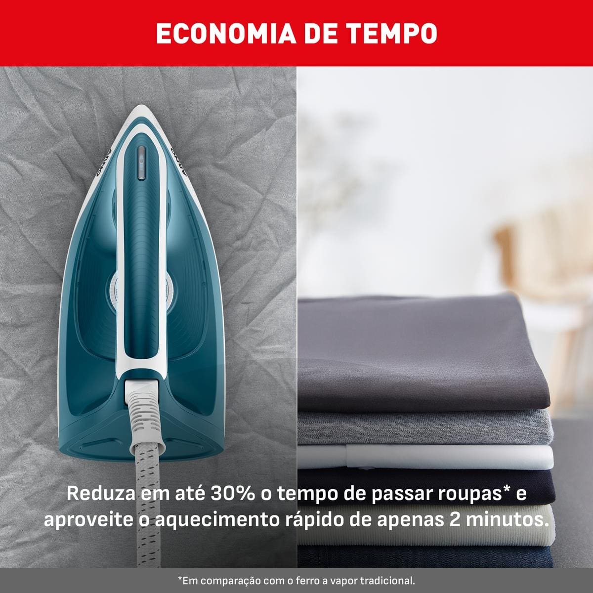 Ferro com Estação de Vapor Arno Express Force 1700W 5,7 Bars Azul - 220V - 2