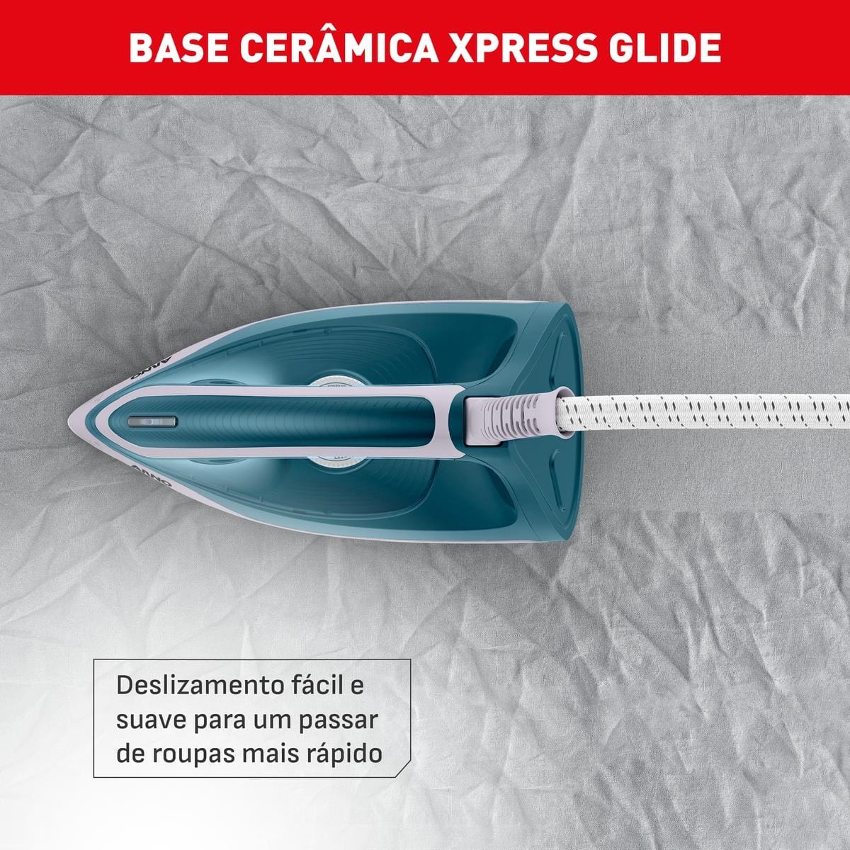 Ferro com Estação de Vapor Arno Express Force 1700W 5,7 Bars Azul - 220V - 3