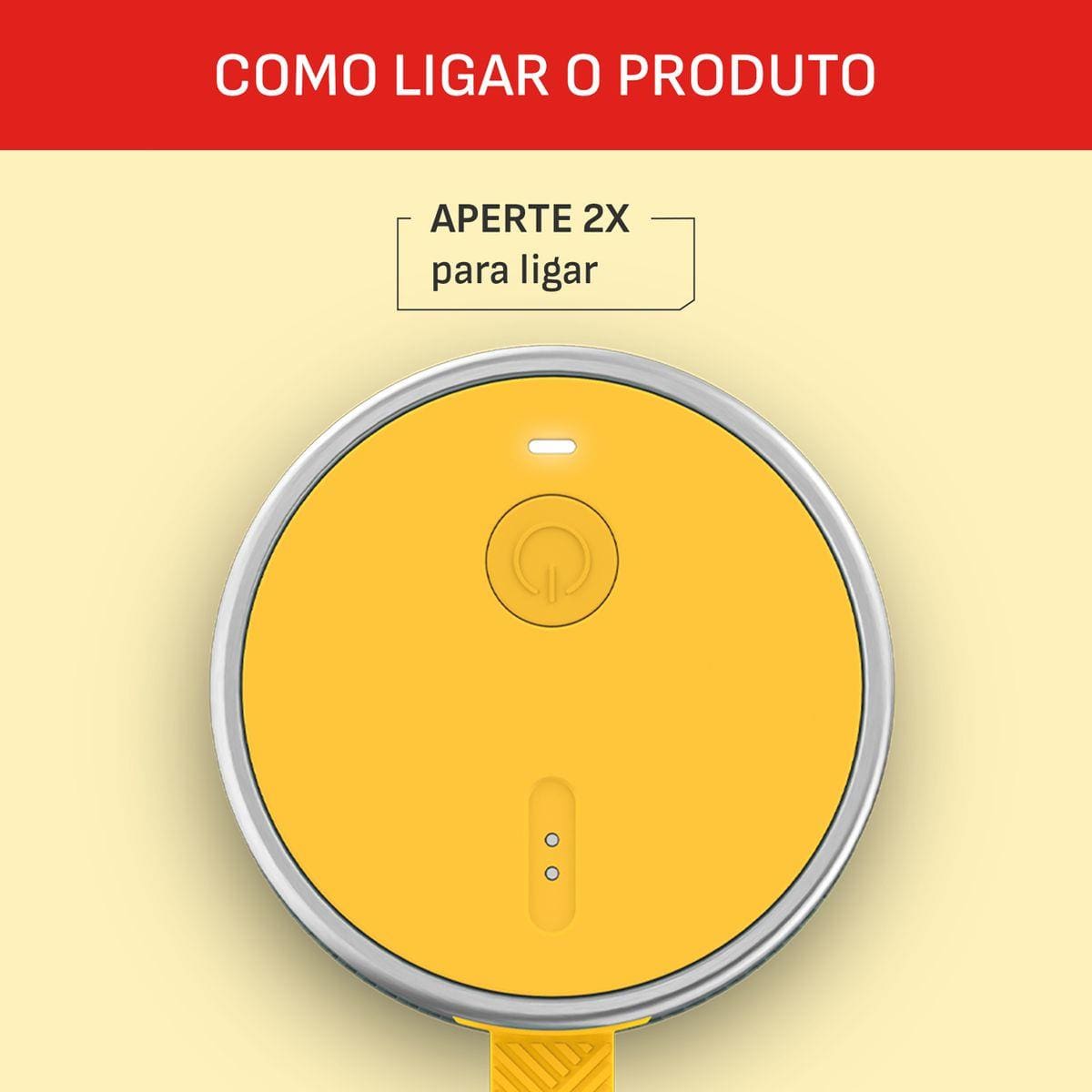 Liquidificador Portátil Arno Lightmix LP00 Amarelo 300ml Recarregável USB-C - 3