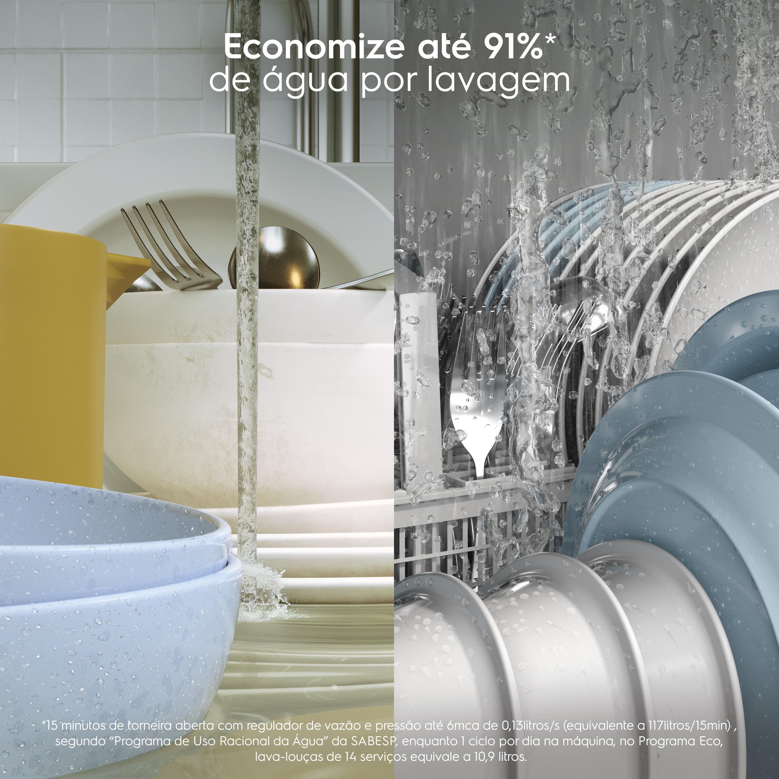 Lava-Louça Electrolux LP14E 14 Serviços Programa Lava e Seca 50` Eco Higienizar Preta - 110V - 1