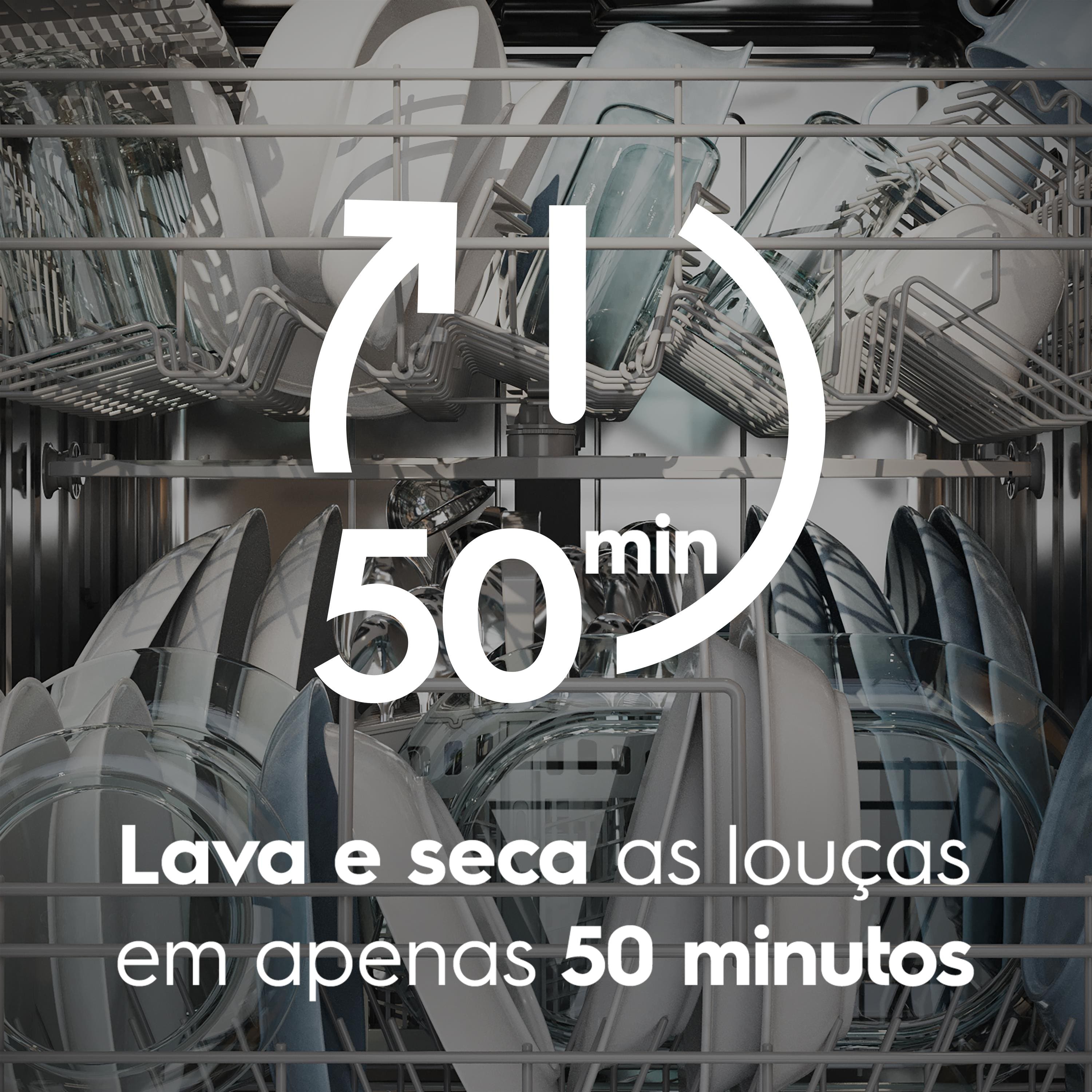 Lava-Louça Electrolux LP08E 8 Serviços Programa Lava e Seca 50` Eco Higienizar Preta - 220V - 2