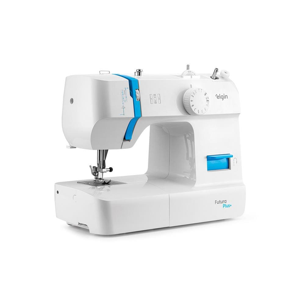 Máquina de Costura Portátil Elgin Futura Plus X2052 12 Pontos Branca - 110V - 2
