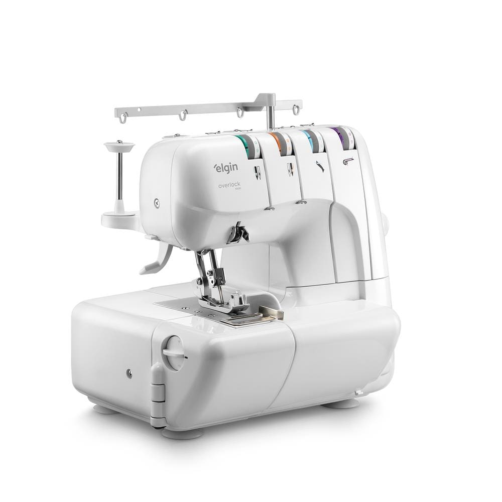 Máquina de Costura Overlock Elgin OV2000 Branca 110W 1.300 PPM - 220V - 1