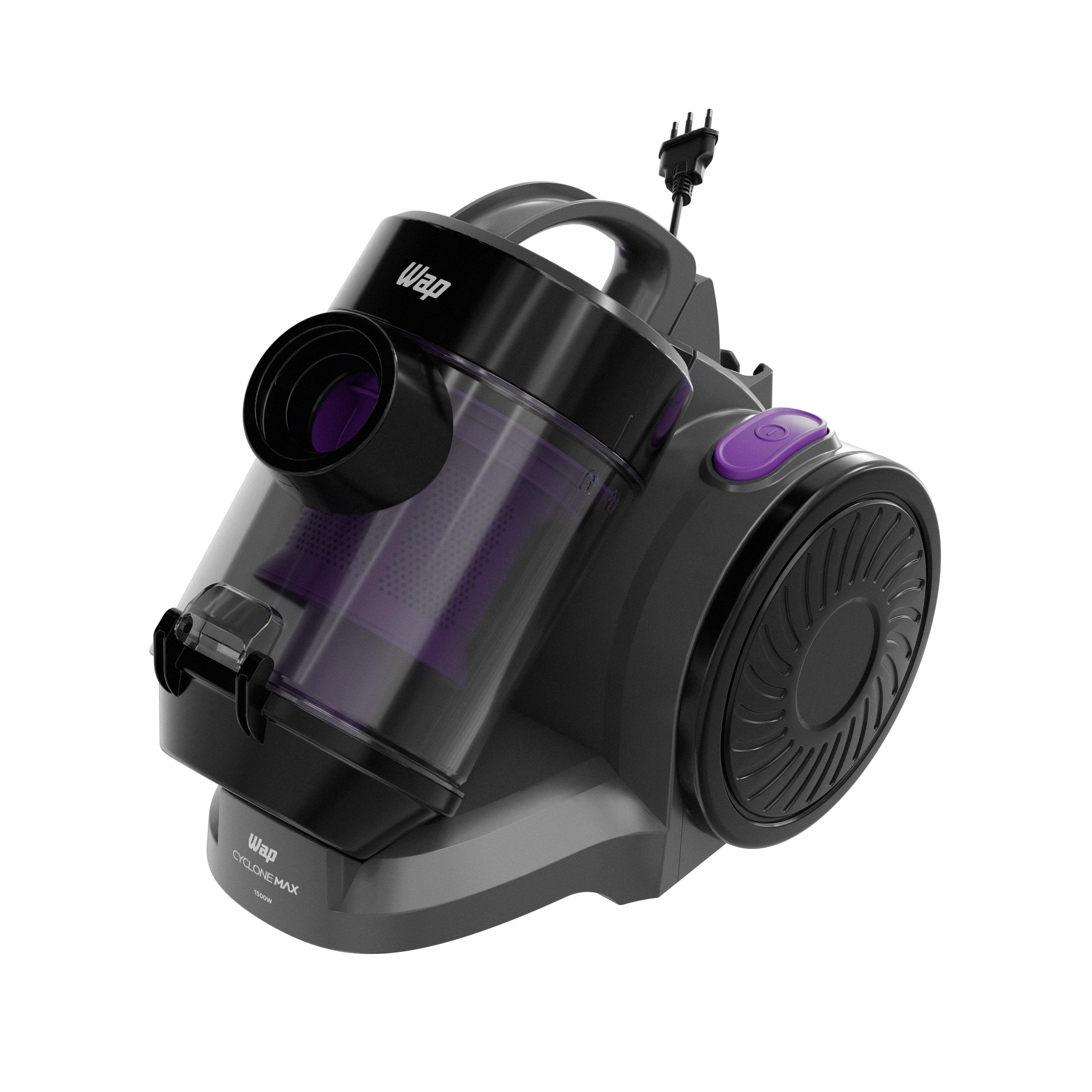 Aspirador de Pó WAP Cyclone Max 1500W Sem Saco com Filtro HEPA - 110V - 3