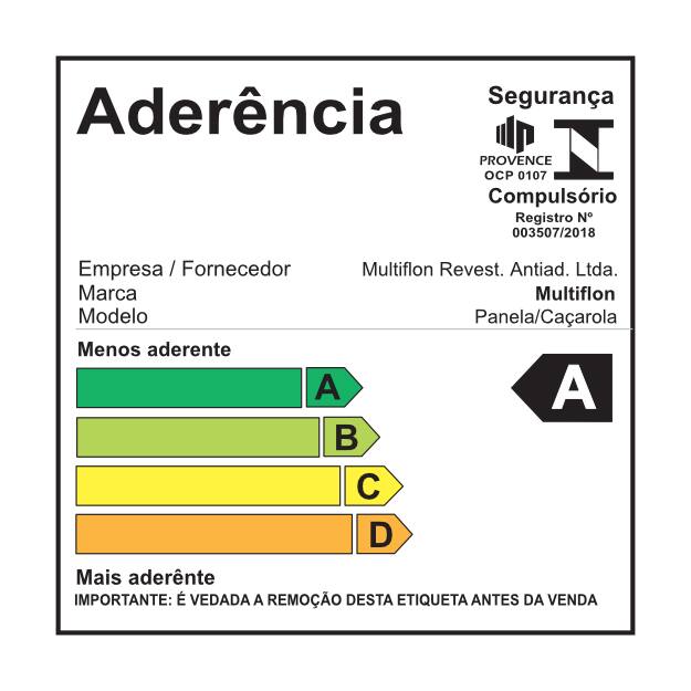 Caçarola Multiflon Ekó 24 cm Alumínio Antiaderente 7 Camadas Bege com Tampa de Vidro - 3