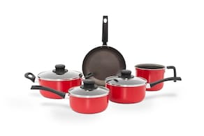Conjunto de Panelas Multiflon Gourmet 5 Peças Alumínio Antiaderente Ultra Vermelho - 1