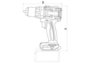 Parafusadeira Furadeira de Impacto Tramontina by TOTAL 20V Brushless 96 N.m Mandril 1/2" - 2