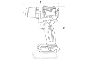 Parafusadeira Furadeira de Impacto Tramontina by TOTAL 20V Brushless 66 N.m com 2 Baterias - 1