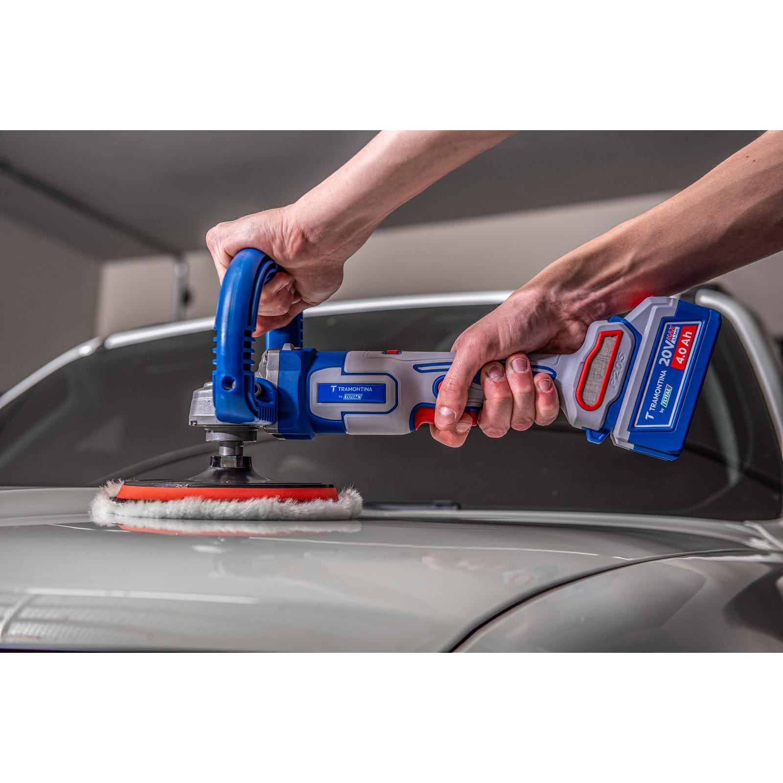 Politriz Tramontina by TOTAL 20V 7" Brushless Controle Velocidade Azul - 1