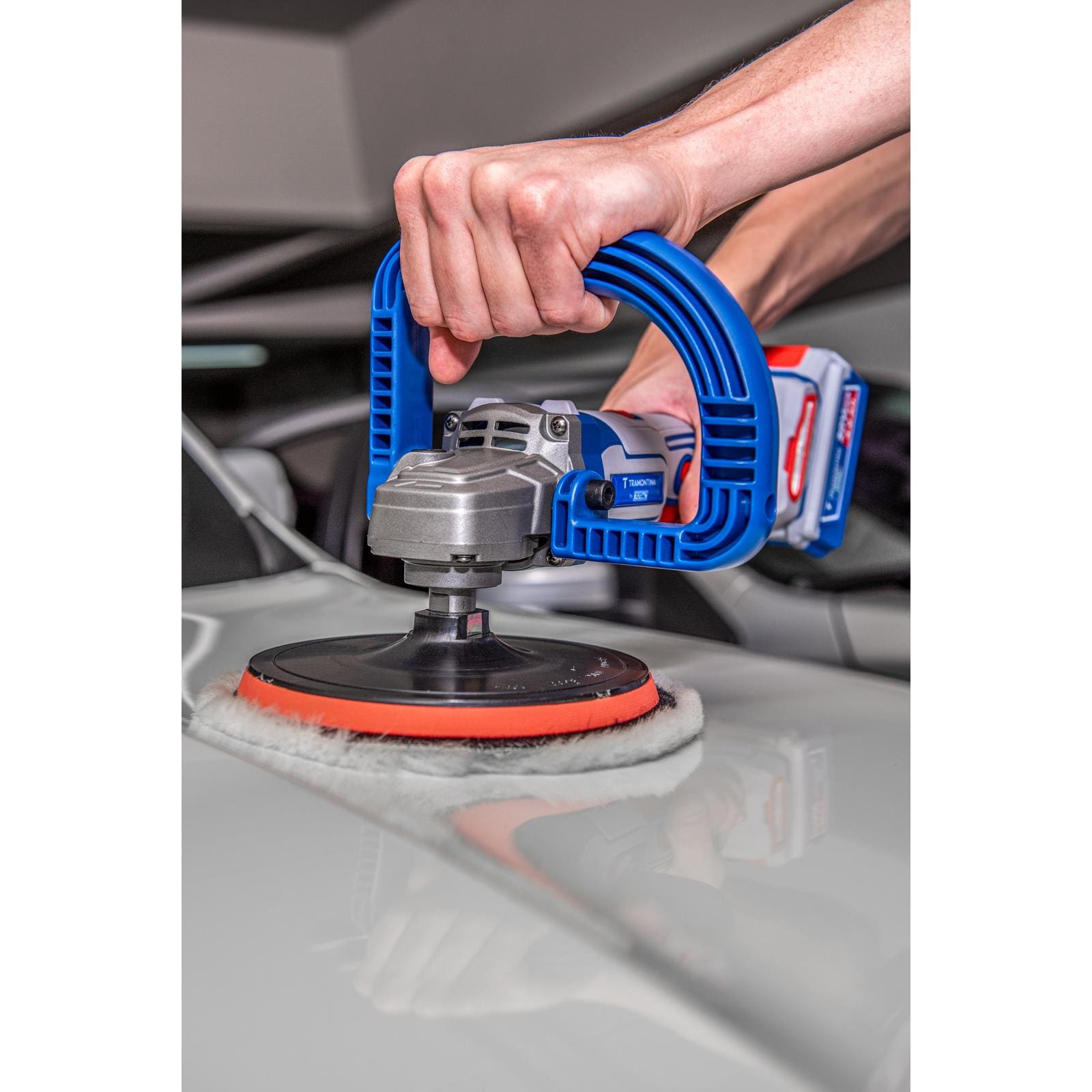 Politriz Tramontina by TOTAL 20V 7" Brushless Controle Velocidade Azul - 2
