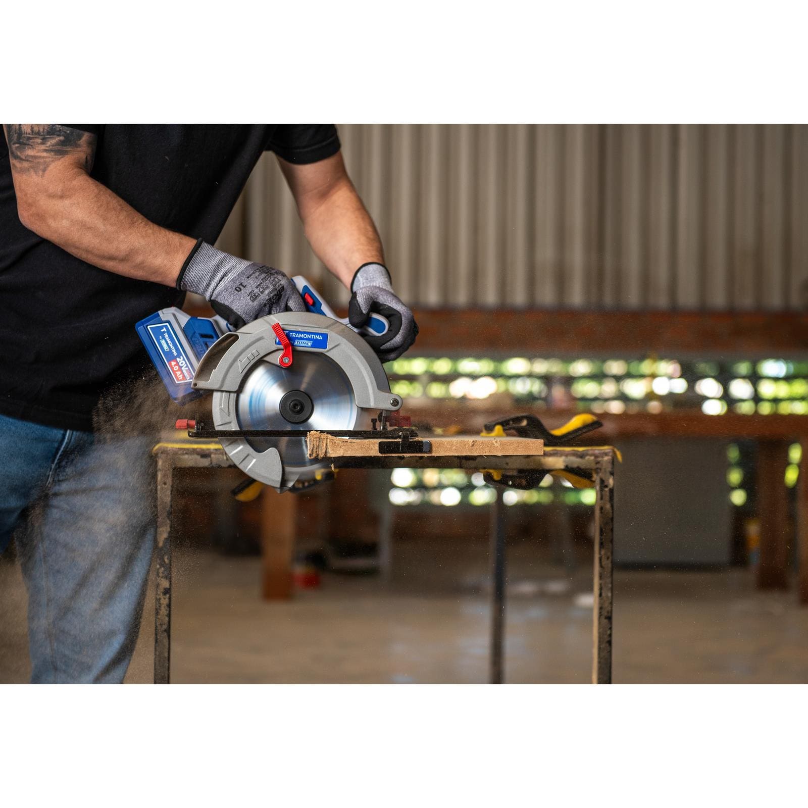 Serra Circular Tramontina by TOTAL 20V 7-1/4" Brushless 4800 rpm Sem Bateria - 1