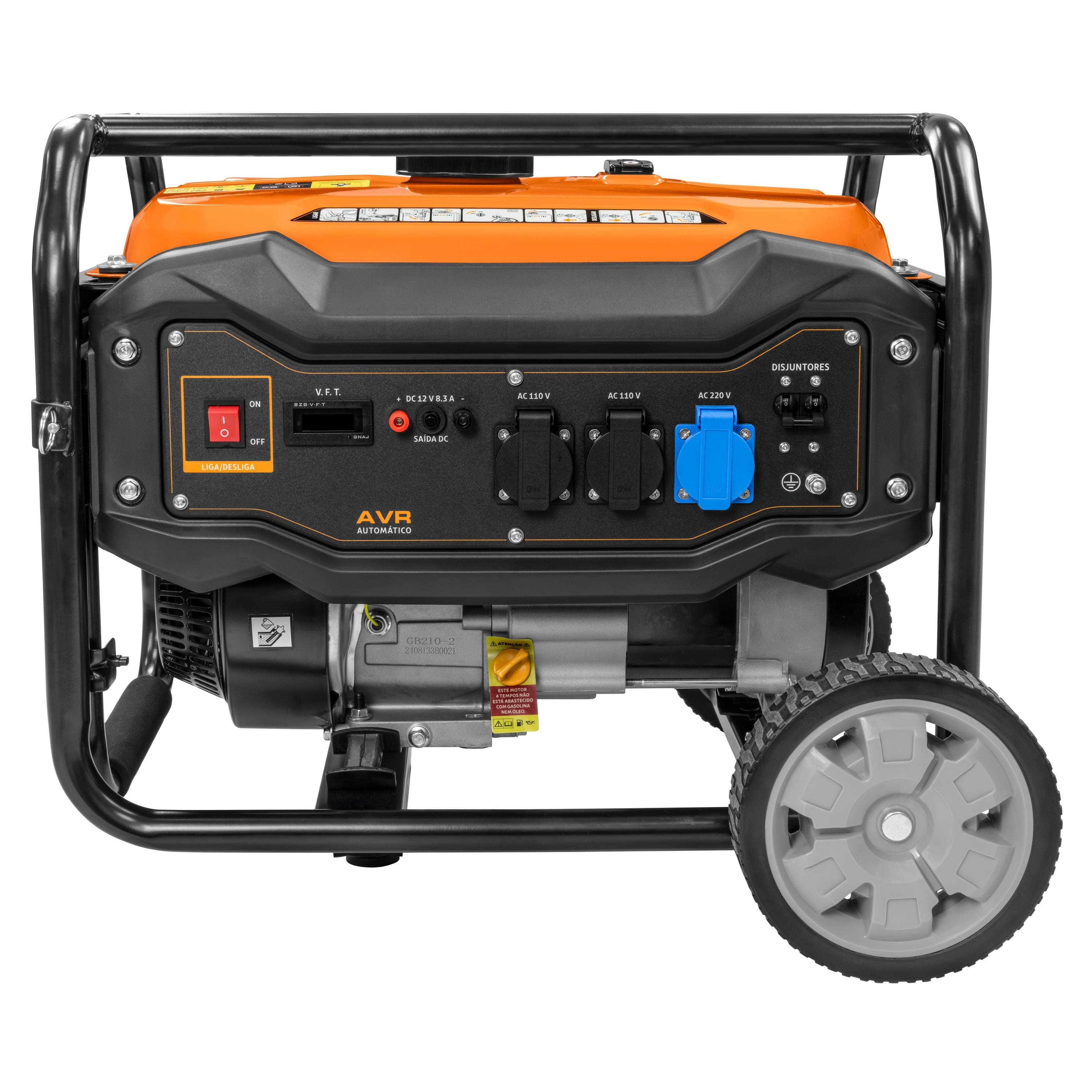 Gerador a Gasolina Tramontina GGT2200M 2200W AVR Rodas Bivolt - 1
