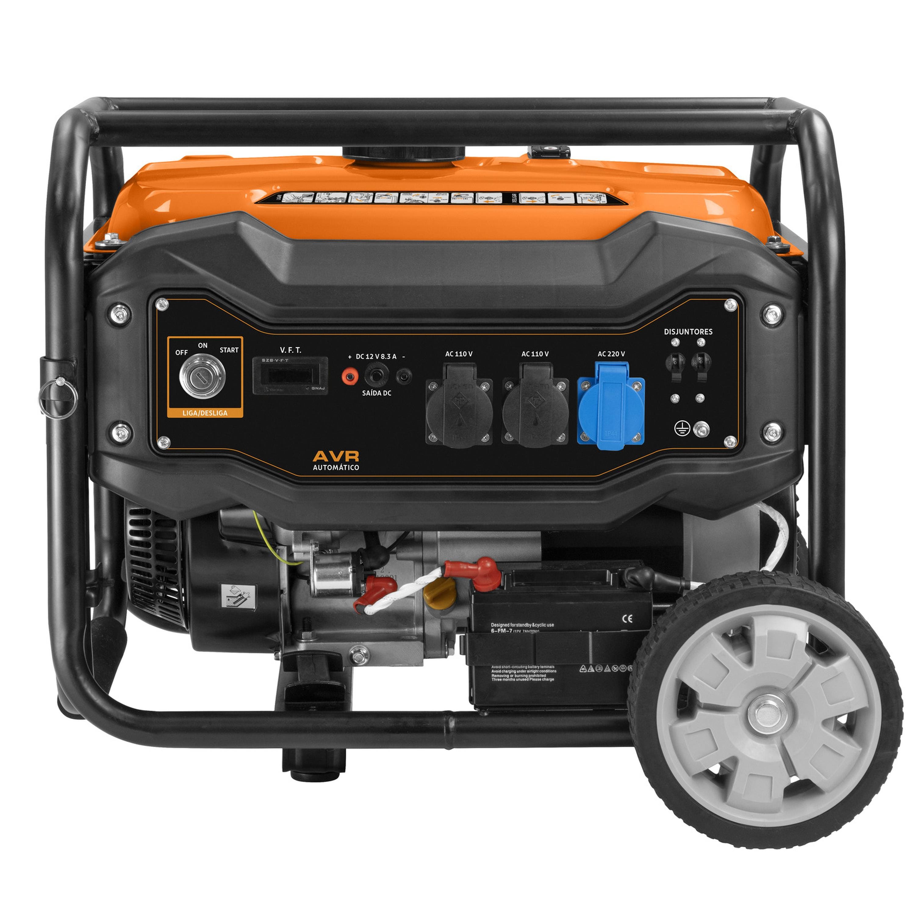 Gerador a Gasolina Tramontina GGT3300E 3000W AVR Rodas Bivolt - 1