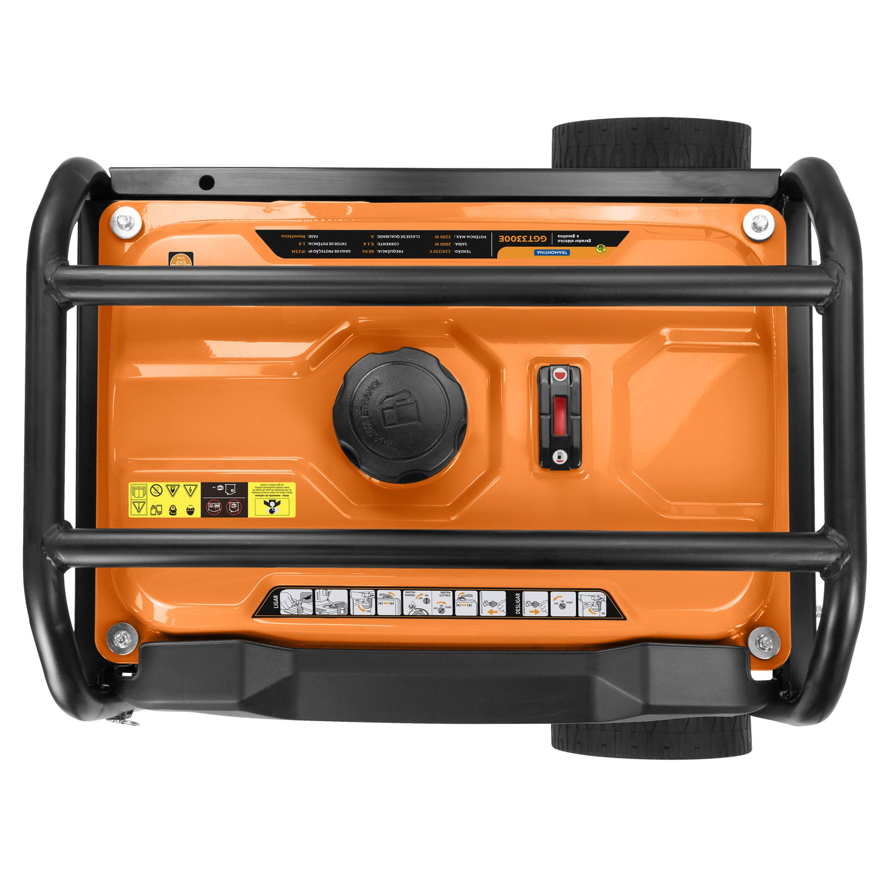 Gerador a Gasolina Tramontina GGT3300E 3000W AVR Rodas Bivolt - 3