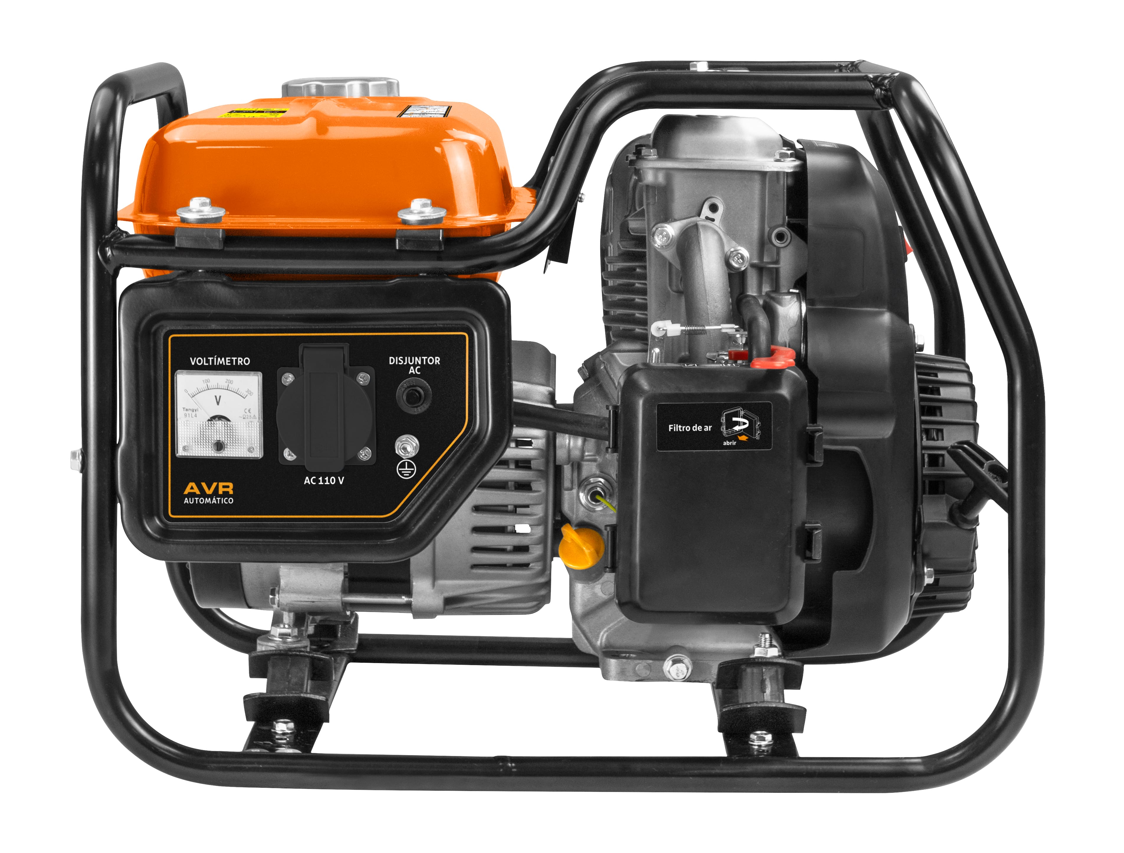Gerador Elétrico a Gasolina Tramontina GGT1300M 1300W AVR Portátil Baixo Ruído - 220V - 1