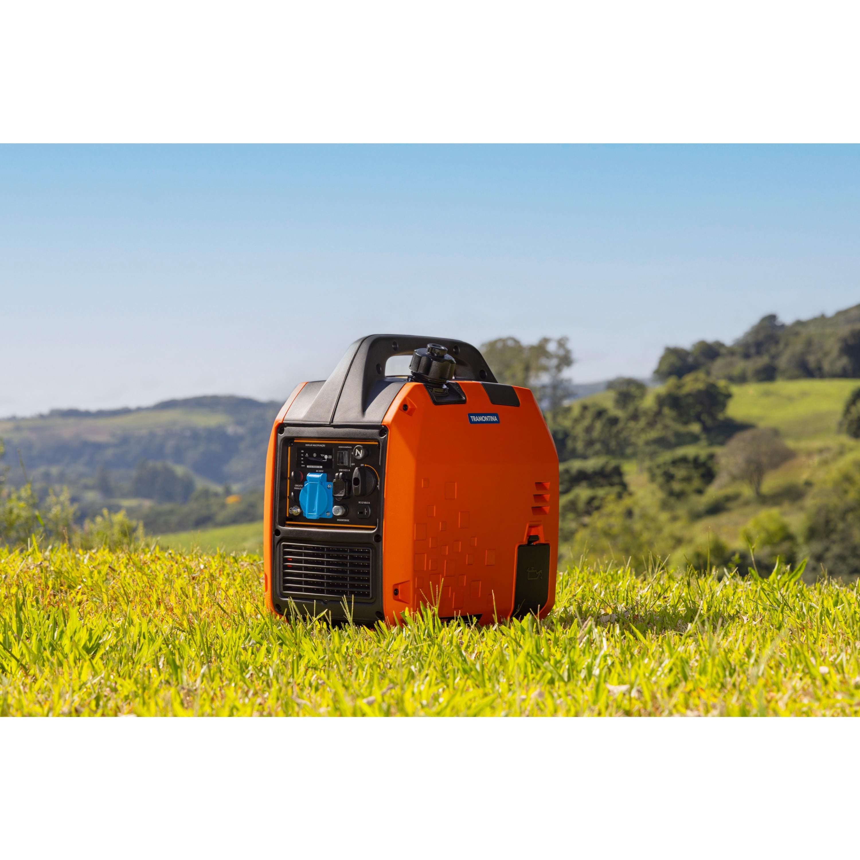 Gerador Elétrico a Gasolina Tramontina GGT2000MI Inverter 2000?W Portátil Silencioso - 220V - 3