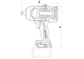 Chave de Impacto Tramontina by TOTAL 3/4" 20V 1350 N.m Brushless com 2 Baterias 5Ah e Maleta - 2