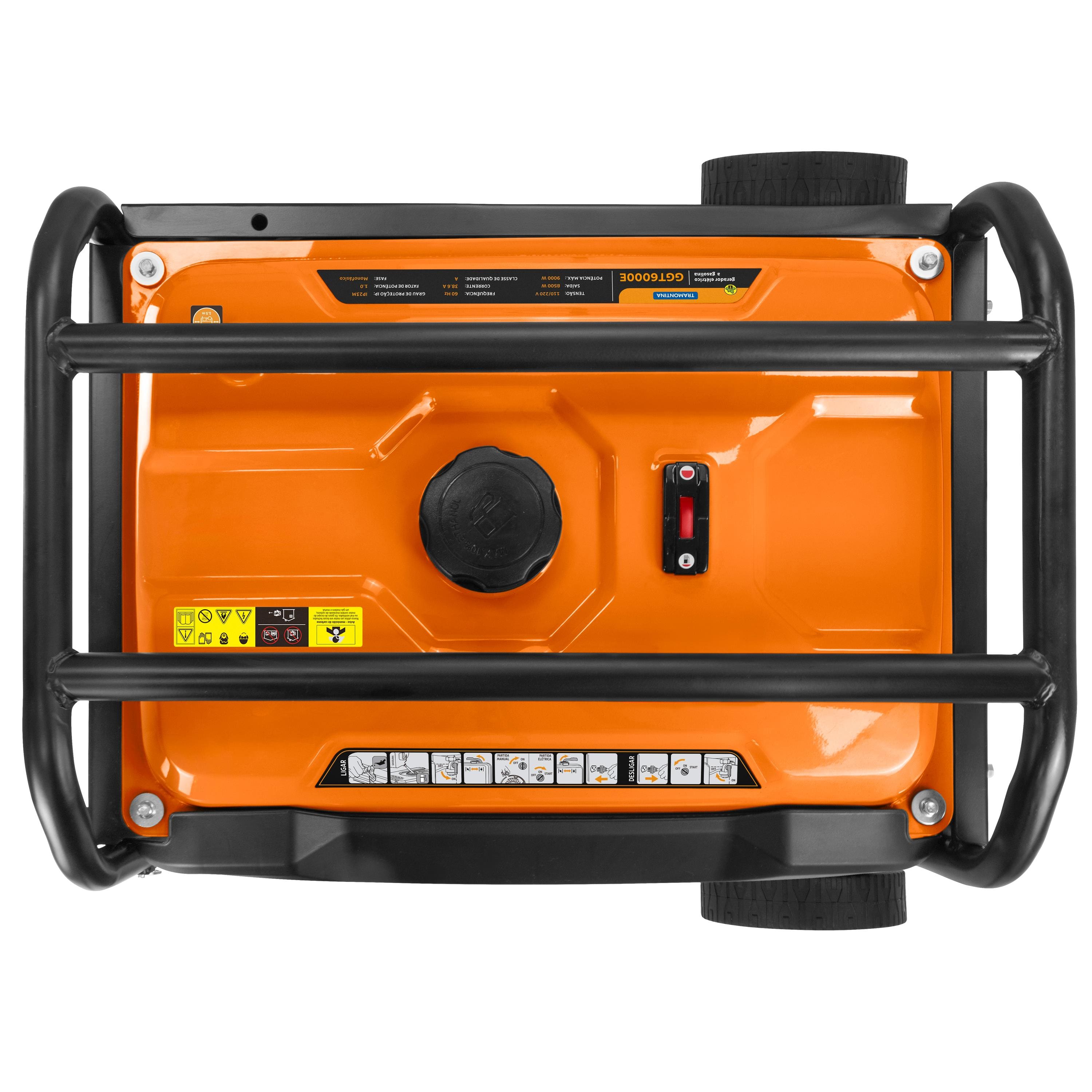 Gerador a Gasolina Tramontina GGT6000E 5500W AVR Rodas Bivolt - 3