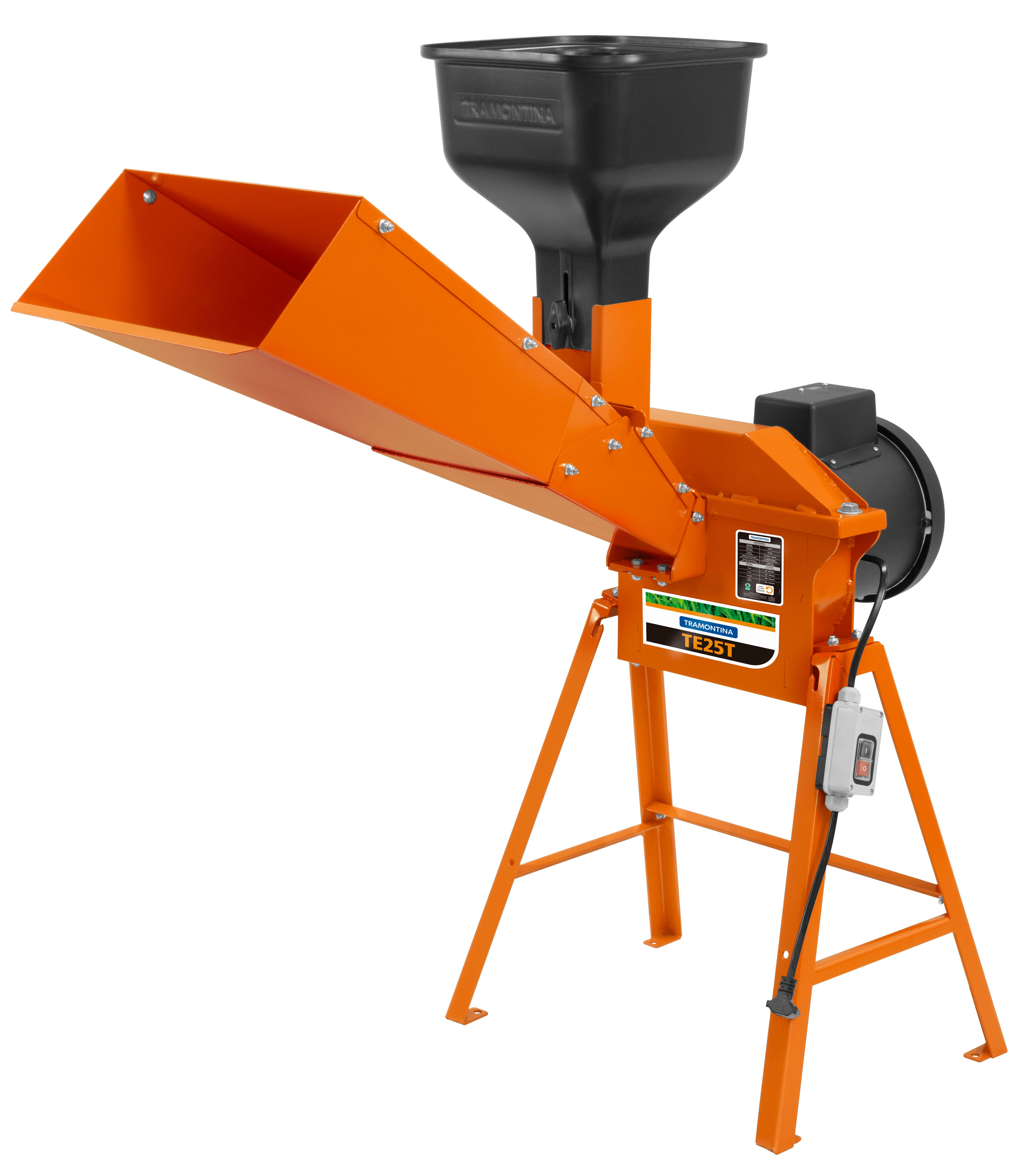 Triturador Elétrico Tramontina TE25T Motor 2 hp Suporte Triangular e Saída Lateral Bivolt - 3
