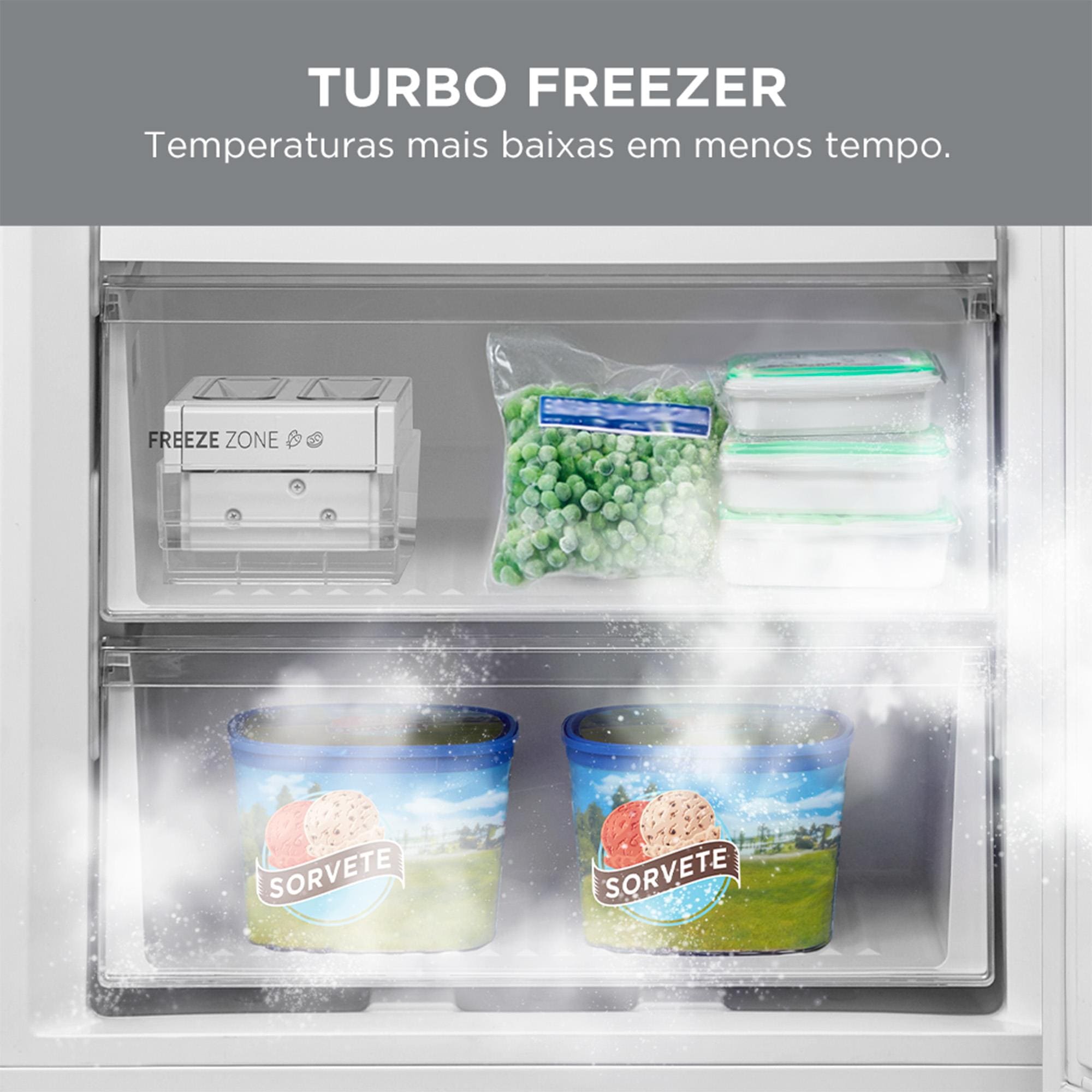 Geladeira Frost Free Inverse Midea 416L Inverter Flexi-Volt Inox Bivolt - 2